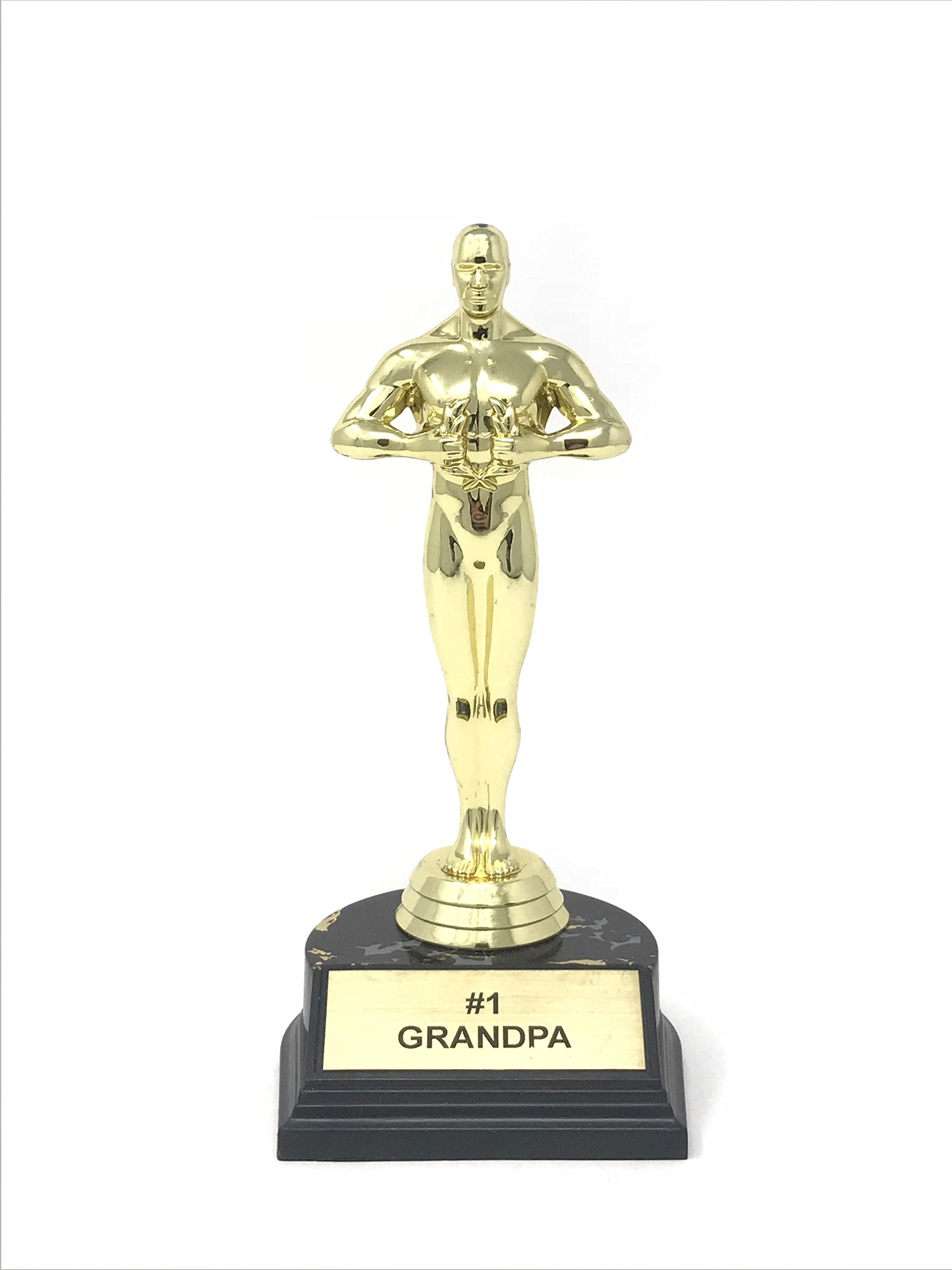 Number 1 Grandpa Trophy Award-7 inches