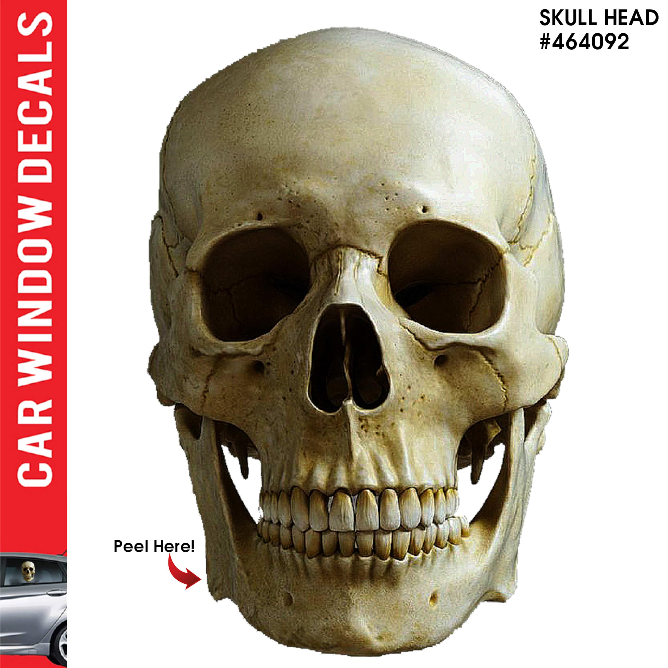 LEMONSODA Car Window Decal -  3D -  (Skull Head) - Lemonsoda