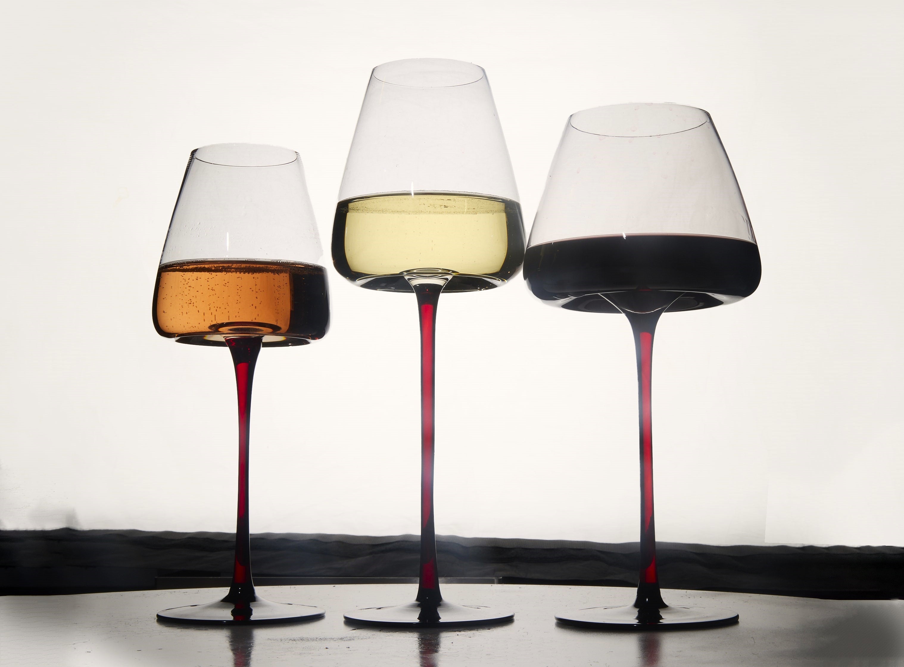 Concave Wine Glasses - 20oz (Set 2 or 4)