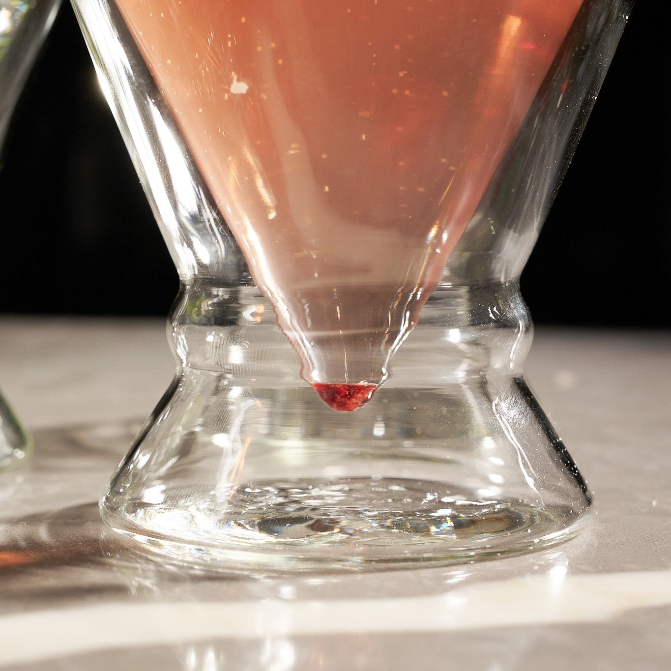 Double-Walled Stemless Martini Glasses - 8oz
