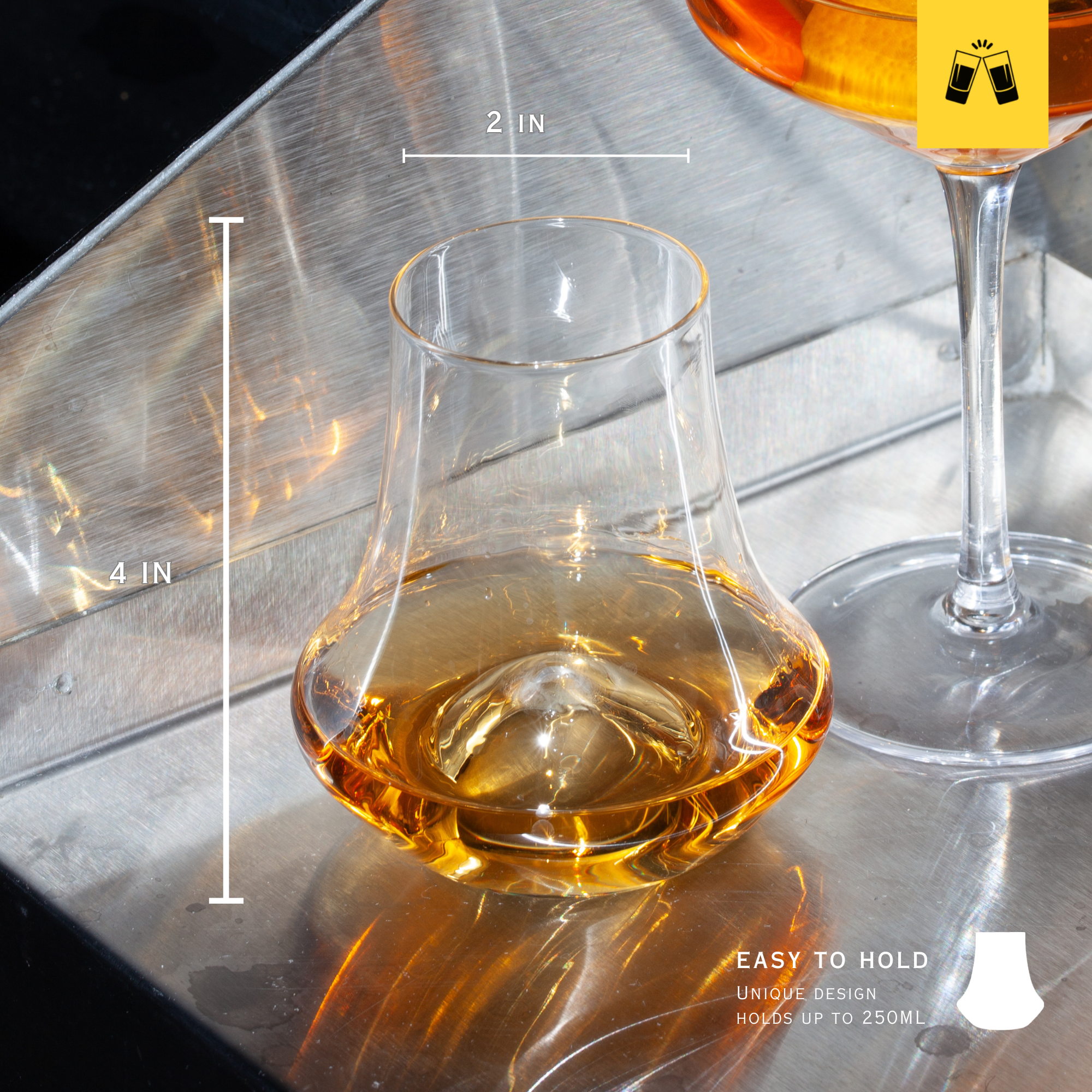 Whiskey Snifter Glasses -  (250 ml/ 8.5 fl. oz)