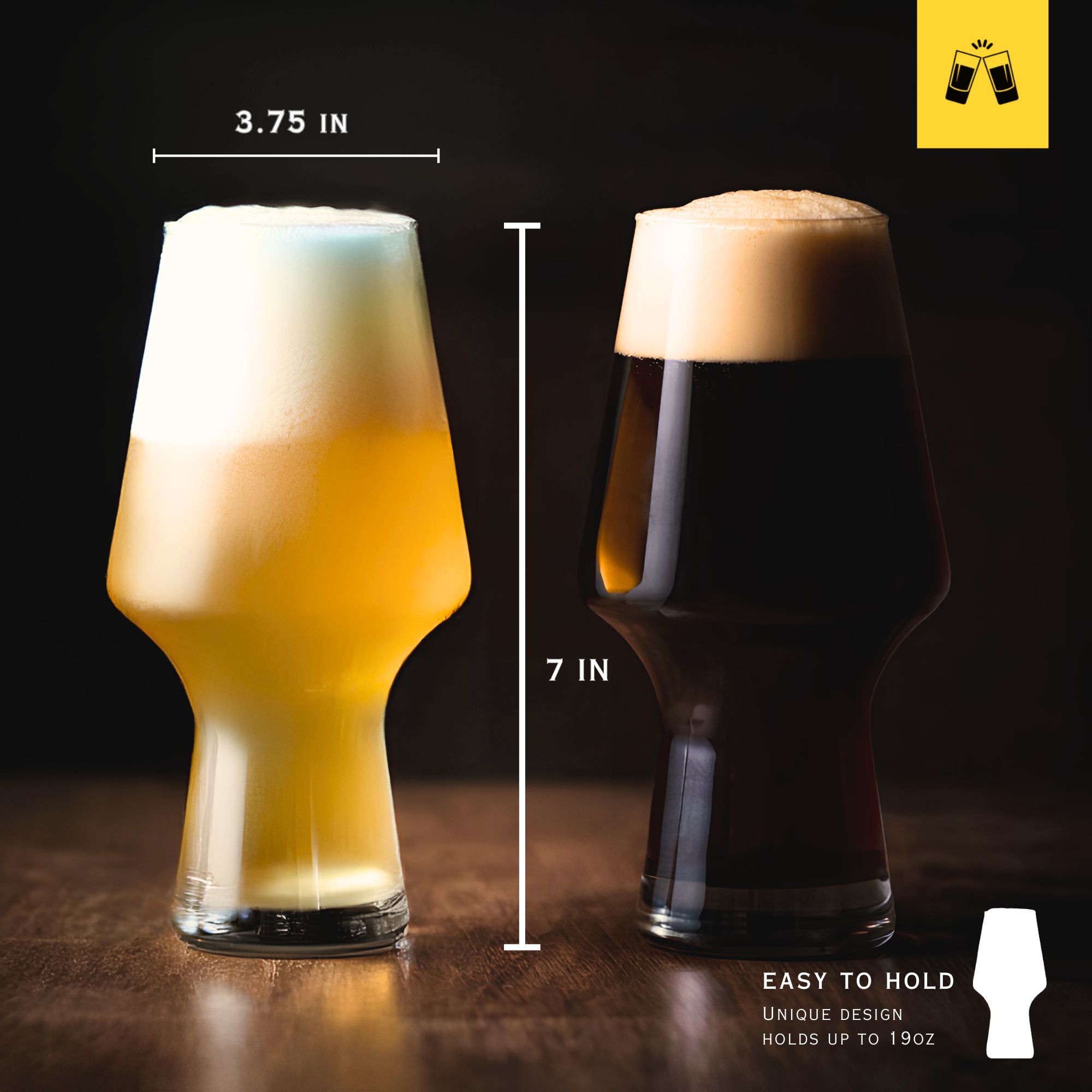 Craft Beer Tumbler - 19oz