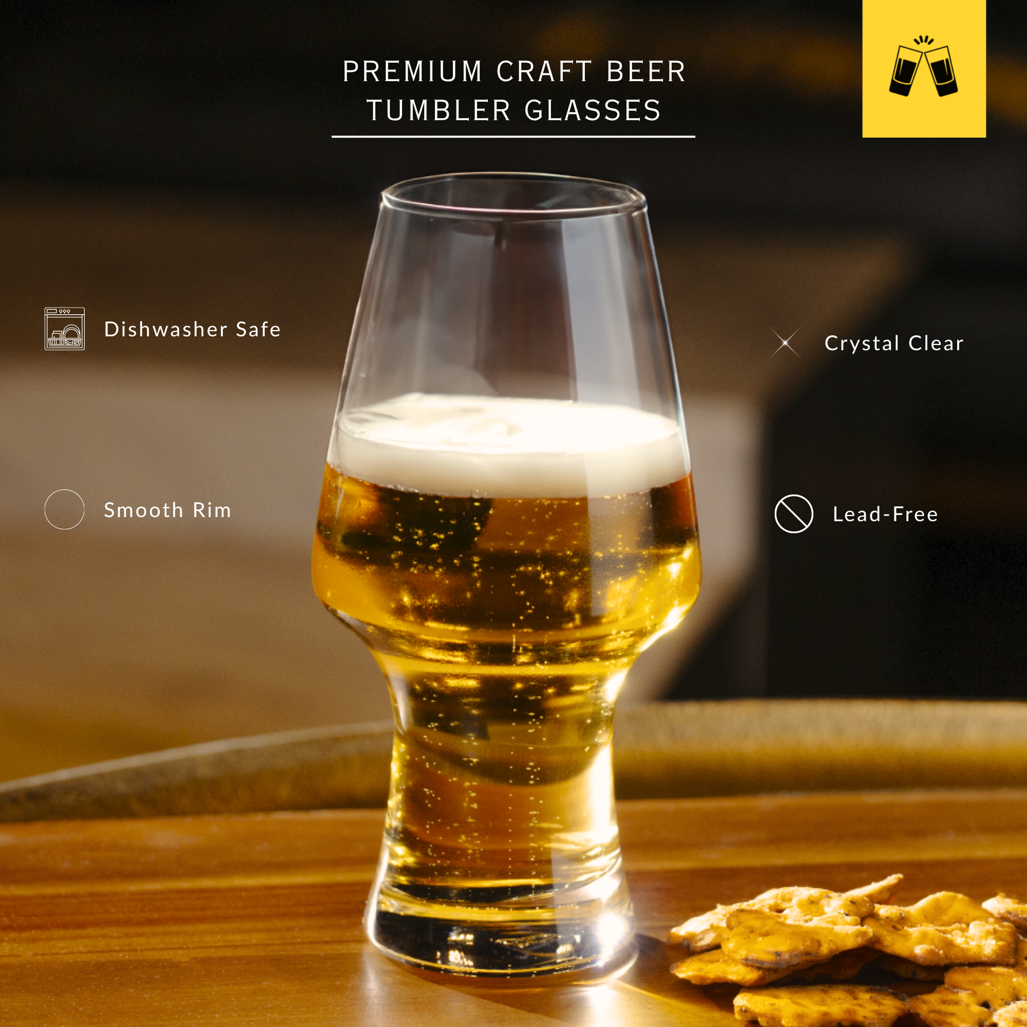 Craft Beer Tumbler - 19oz
