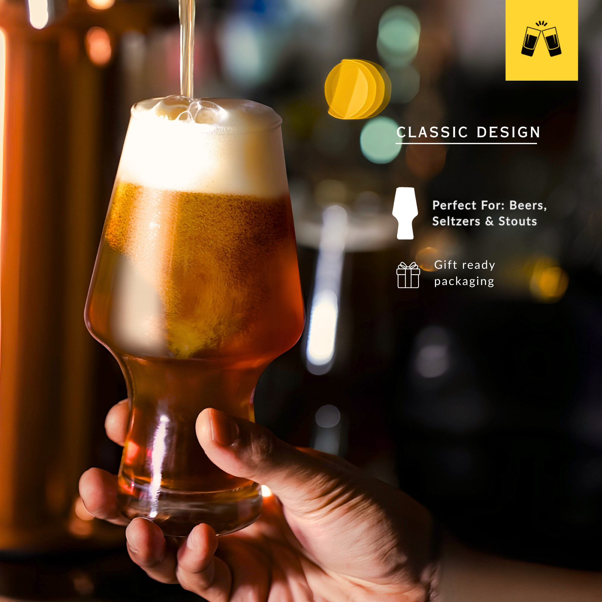 Craft Beer Tumbler - 19oz