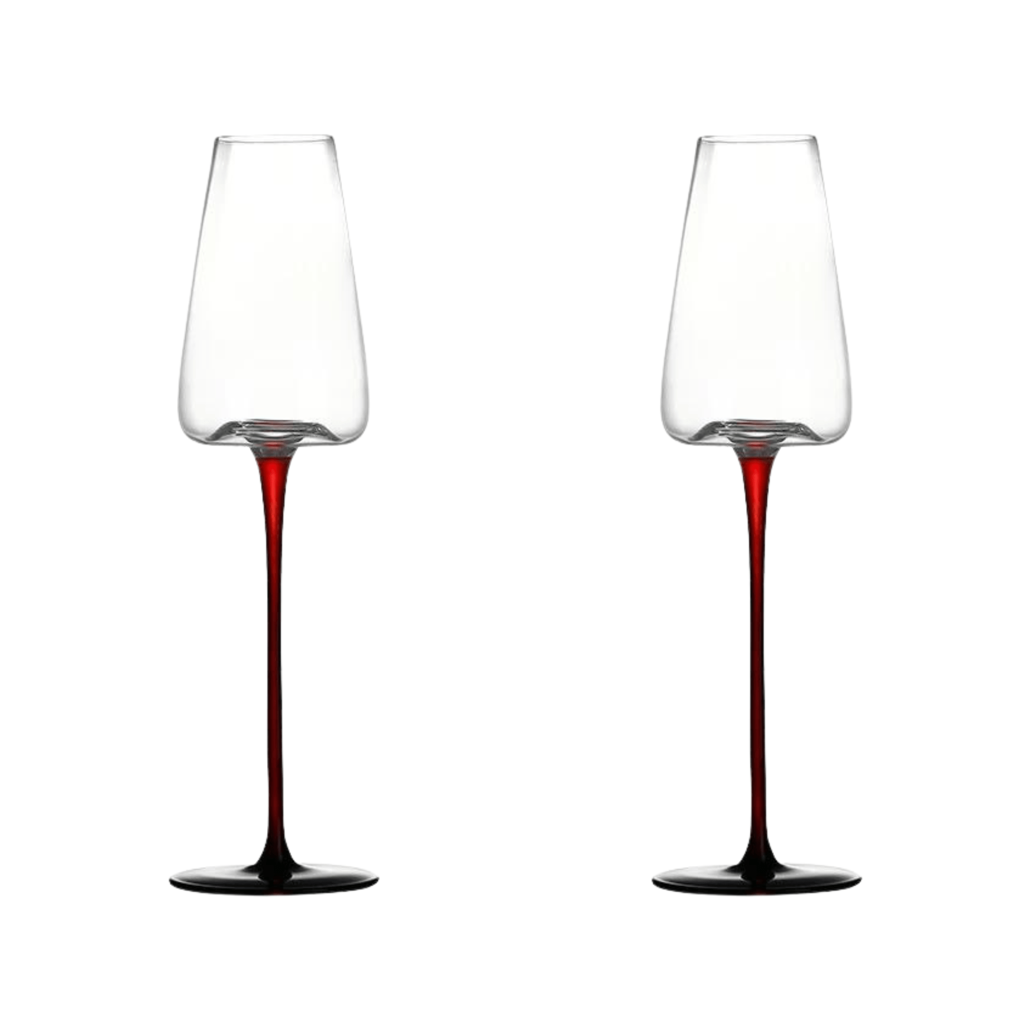 Concave Champagne Glasses - 9oz (Set of 2 or 4)