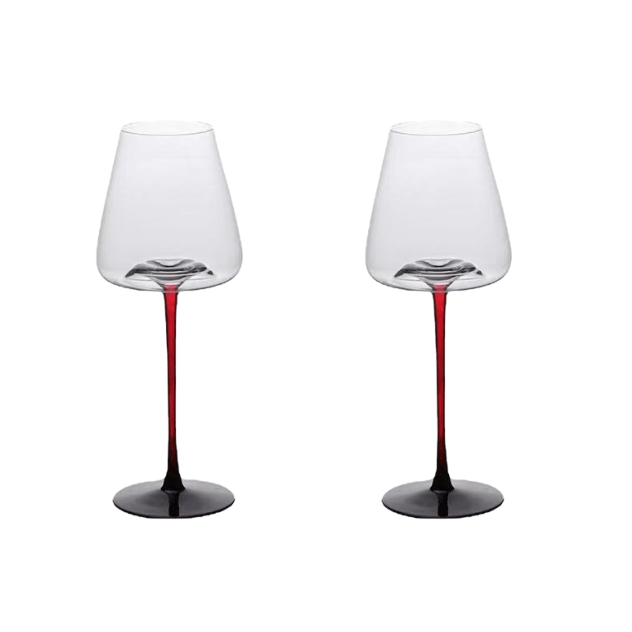 Large Concave Wine Glasses - 16oz (Set of 2 or 4)