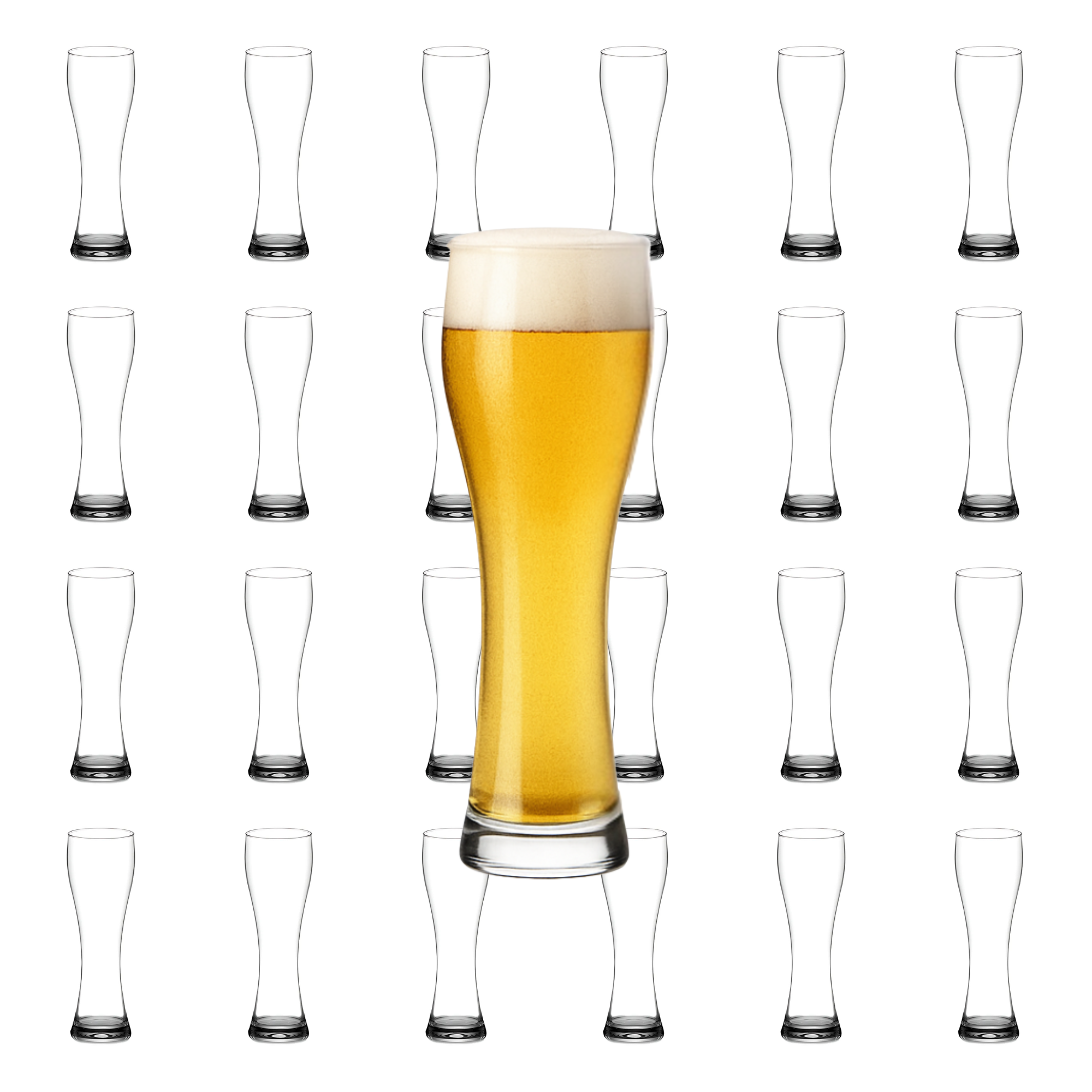 Tall Weizen Beer Glass - 16oz