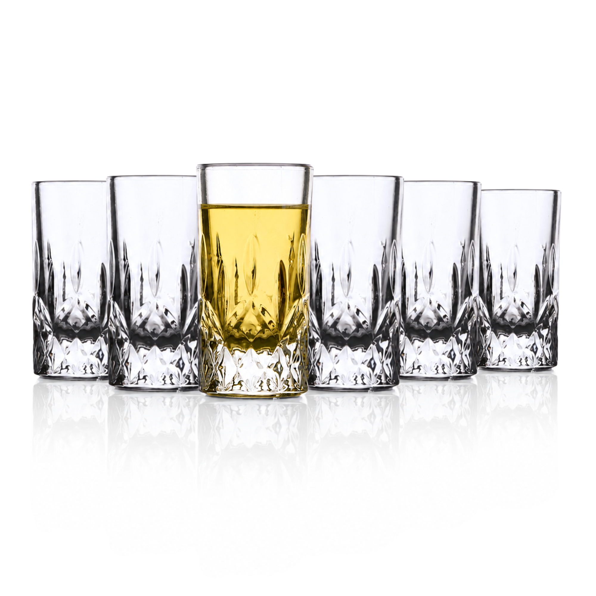 Crystal Cut Shot Glasses (1oz)