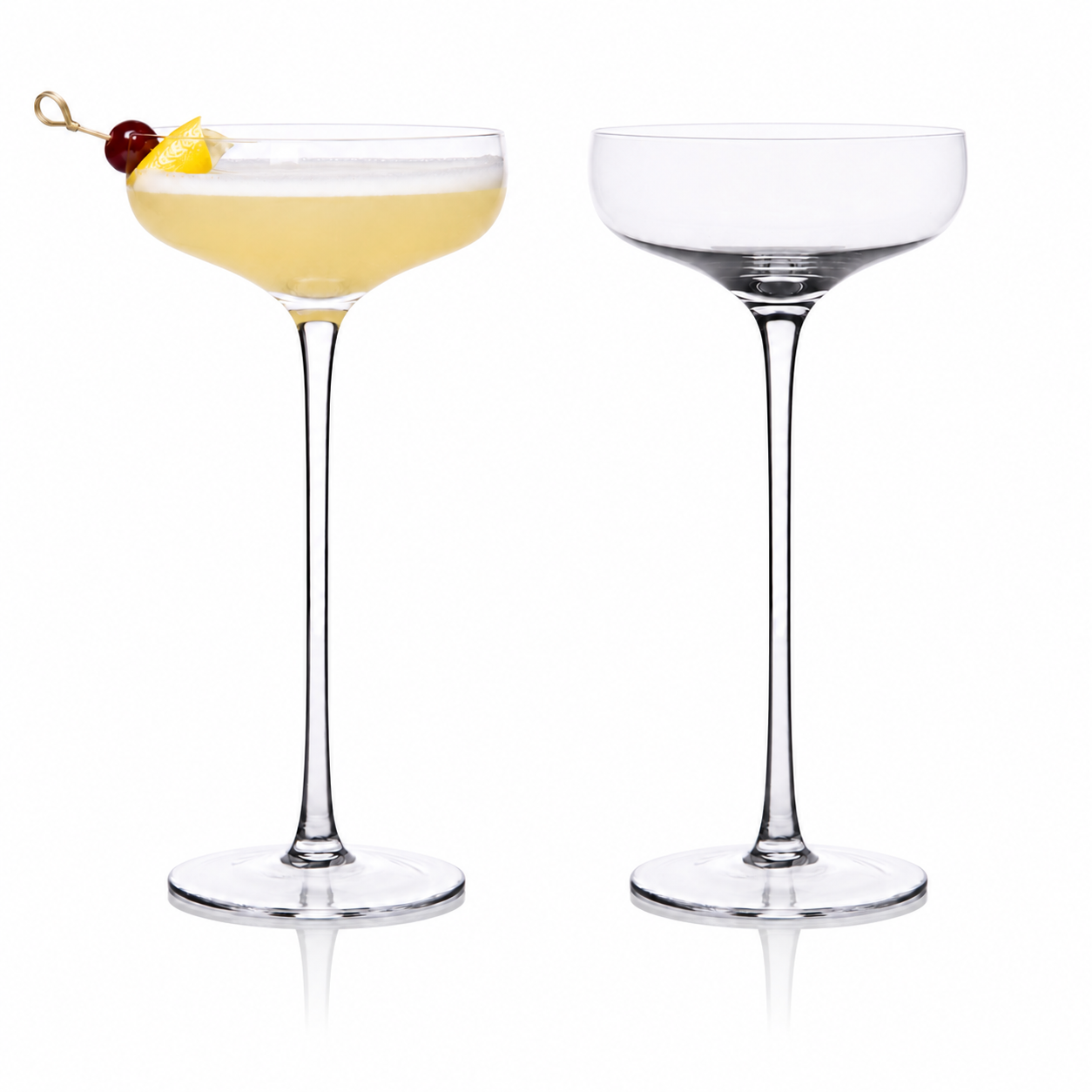Long Stem Martini Coupe 7.5oz - (Set of 2, 4, or 6)