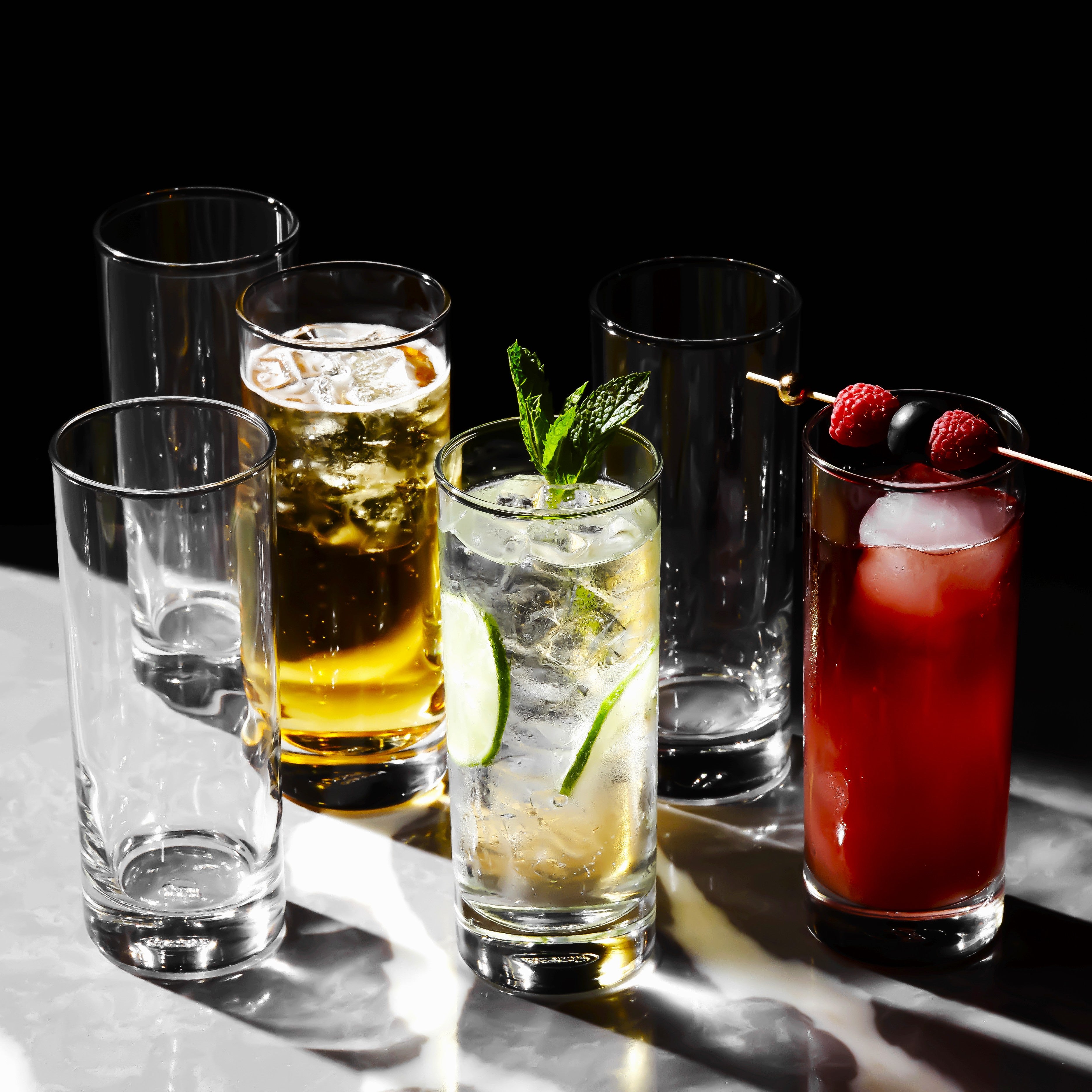 Collins & Lowball Rocks Full Set of 12 - 10oz/12oz