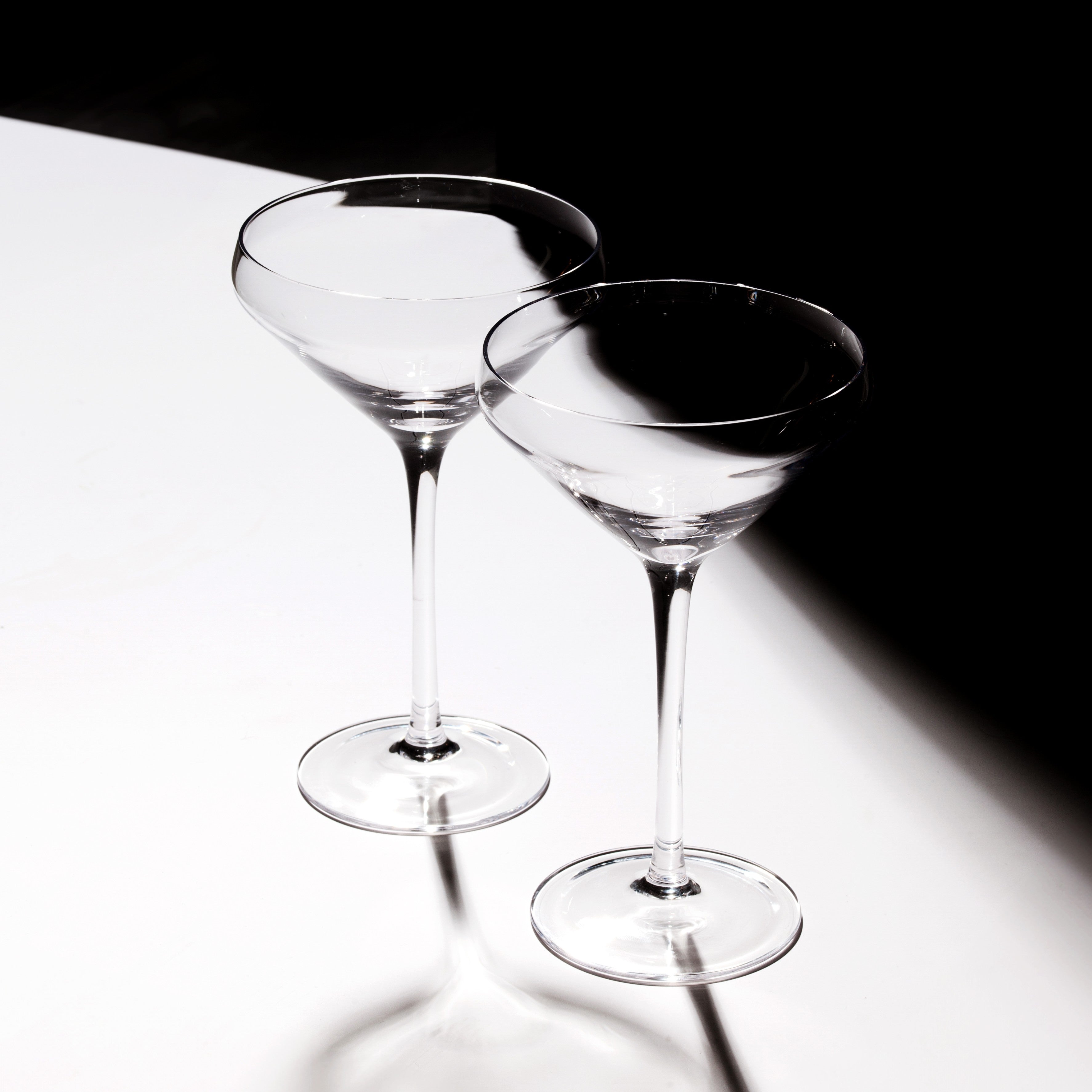 Hand Blown Martini Glass Martini Glass 10oz - (Set of 2, 4, or 6)