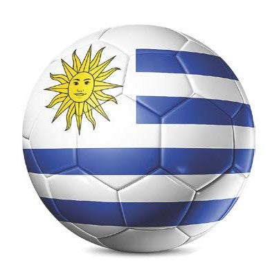 National Flag Soccer Ball Car Window Decals - 3D