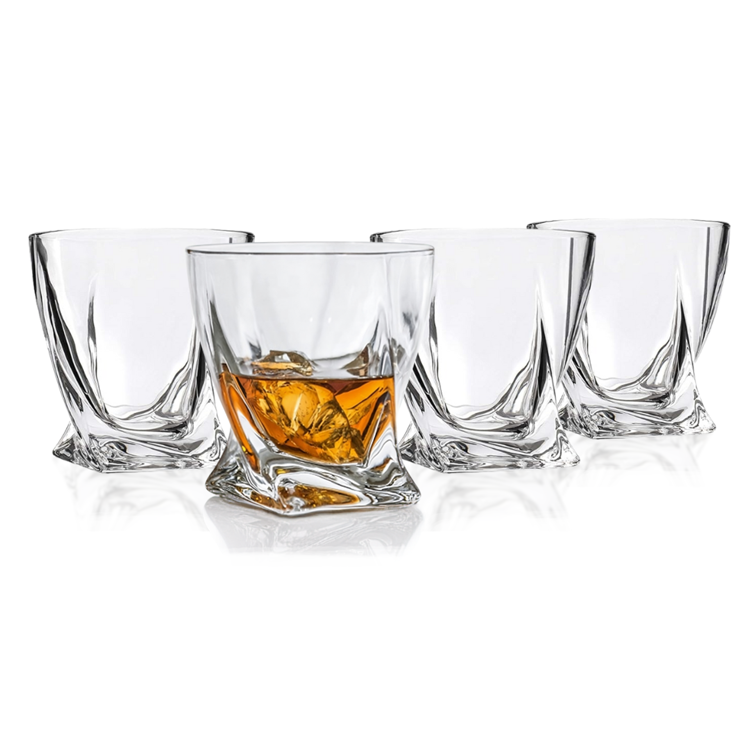 Premium Twisted Glasses (10oz)[4 count]