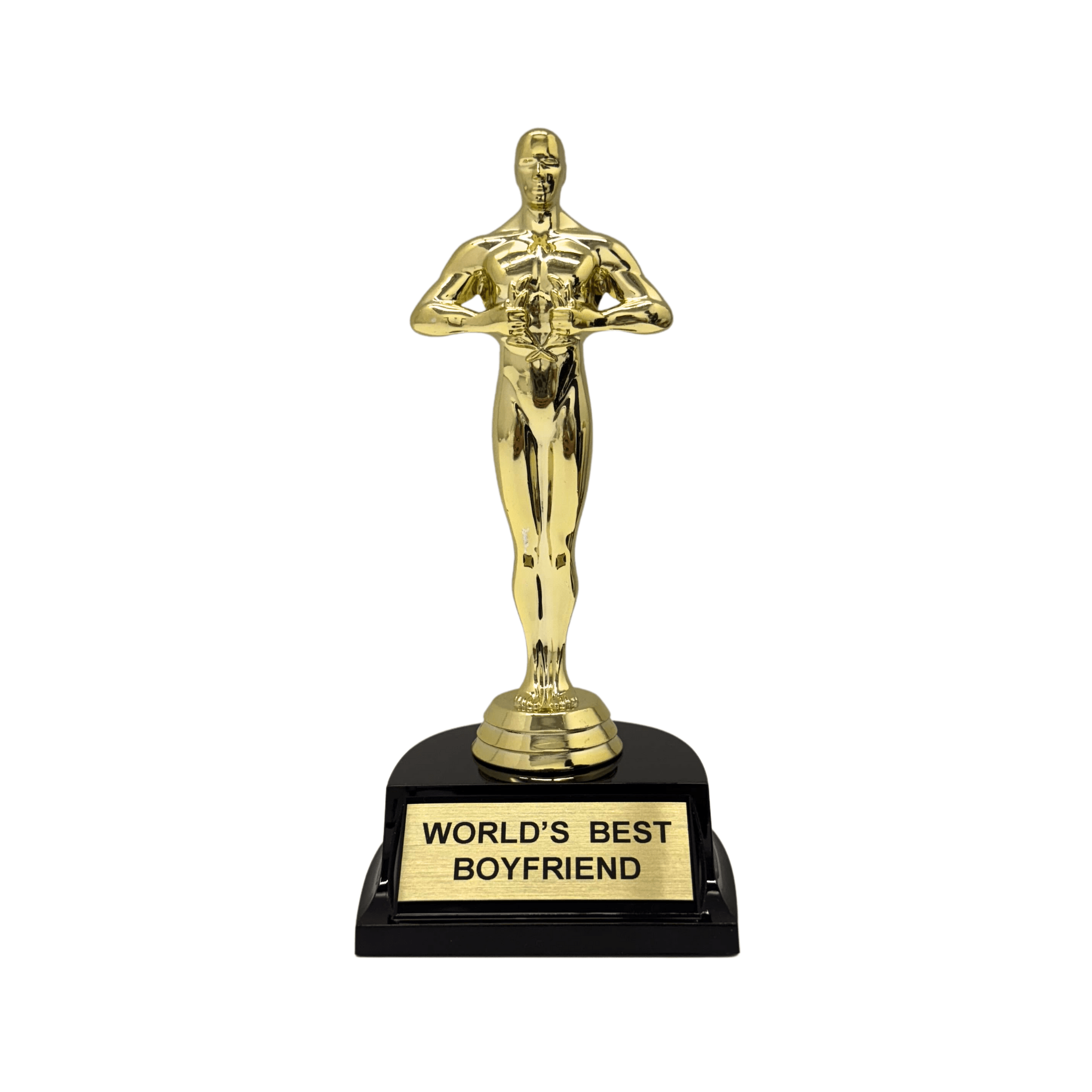 Valentines Day World's Best Boyfriend Trophy - 7"