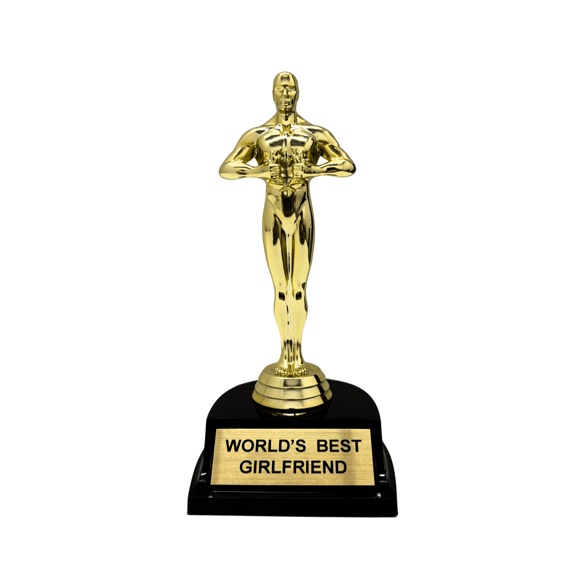 Valentine's Day World's Best Girlfriend Trophy 7"