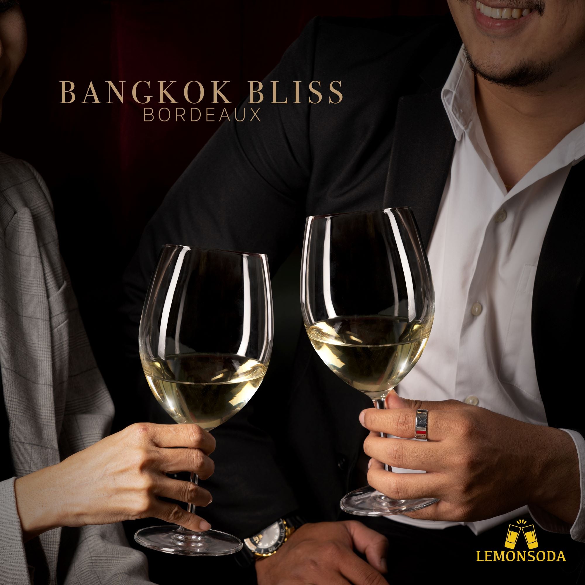 Bangkok Bliss Bordeaux Wine Glasses - Set of 2