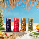 Colorful Hawaiian Tiki Cocktail Mugs