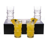 Clear Tiki Glasses, Set of 4 or 6 - 450 ML - Lemonsoda