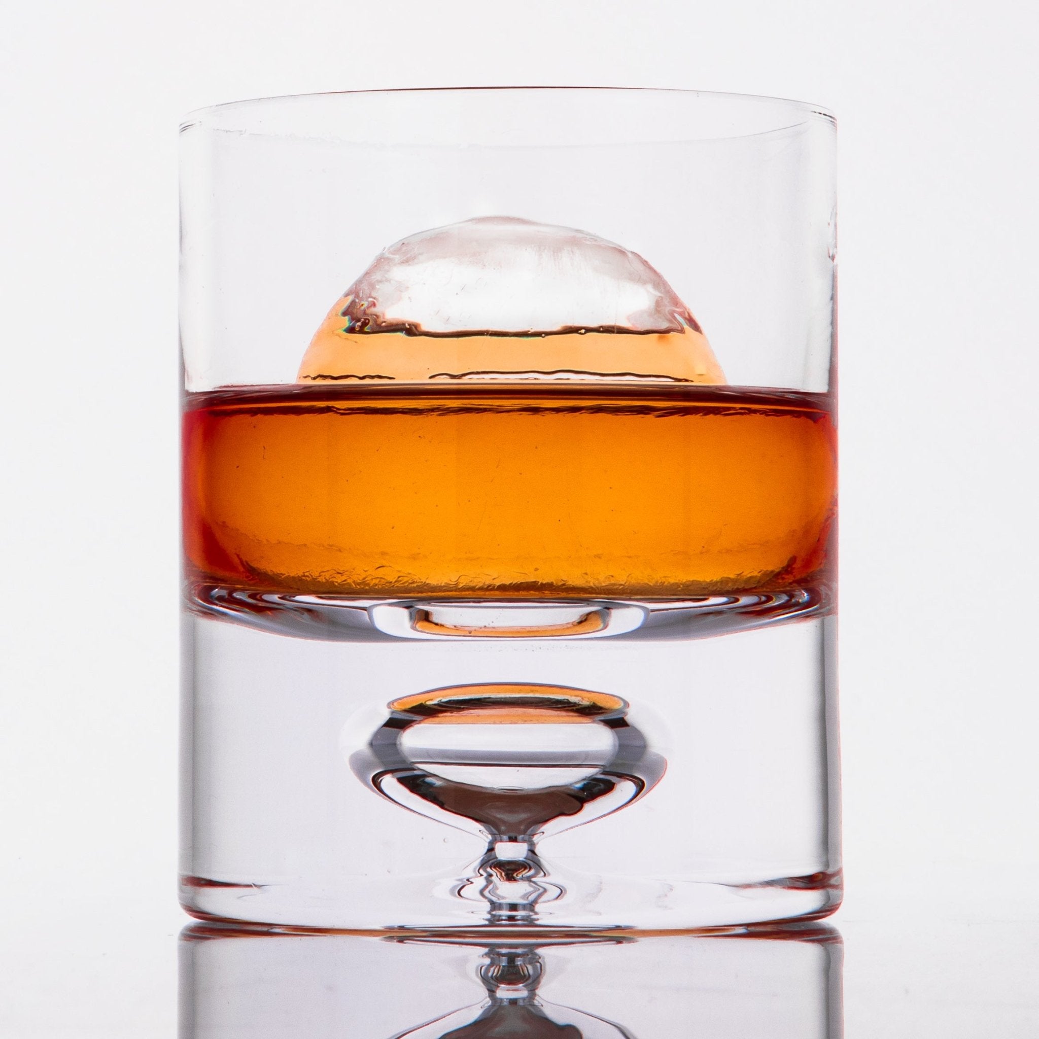 LEMONSODA Crystal Bubble Base Whiskey Glass