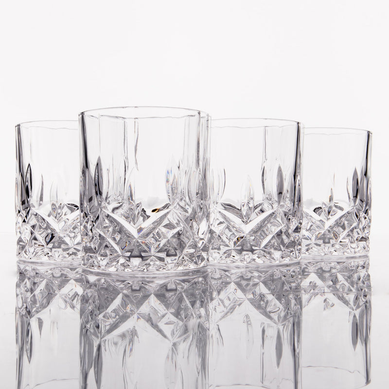 Old Fashioned Whiskey Glass - Set of 4