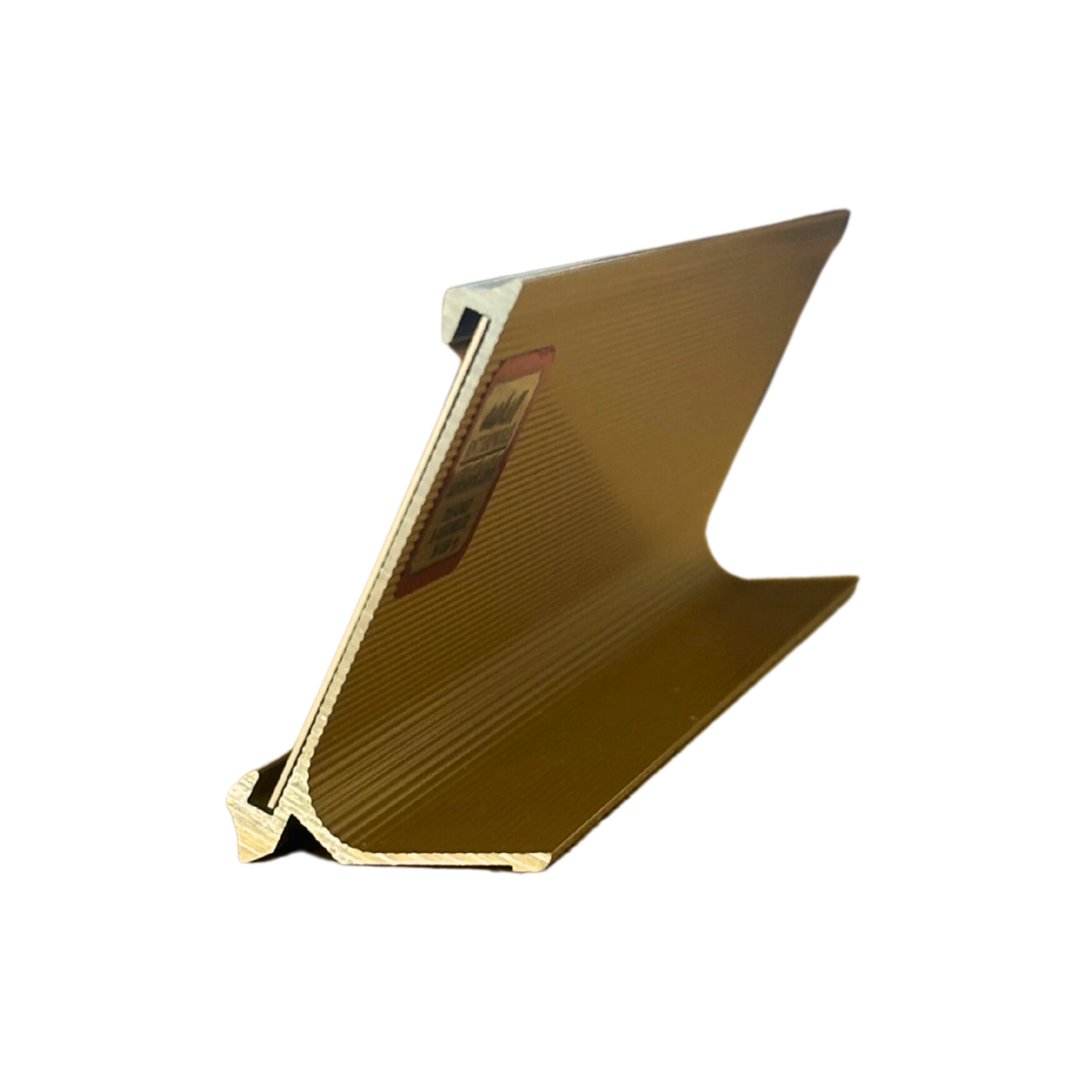 LEMONSODA Novelty Nameplate Style Desk Sign (Suck Less, Thanks) - Brown