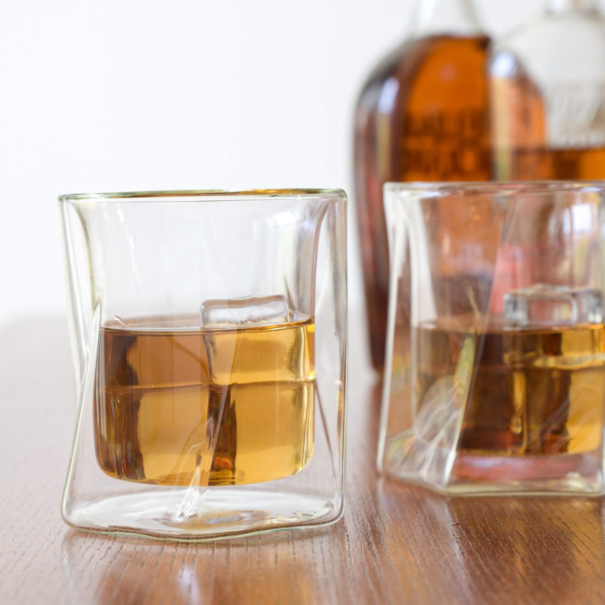 Double Wall Hexagon Whiskey Glasses