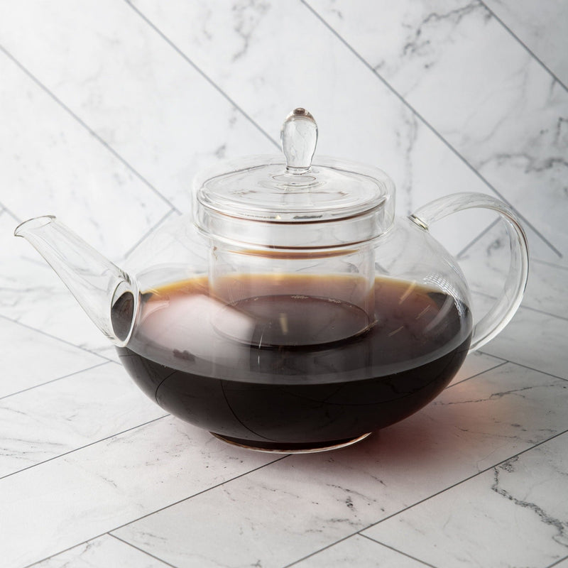 Glass Teapot With Integrated Infuser