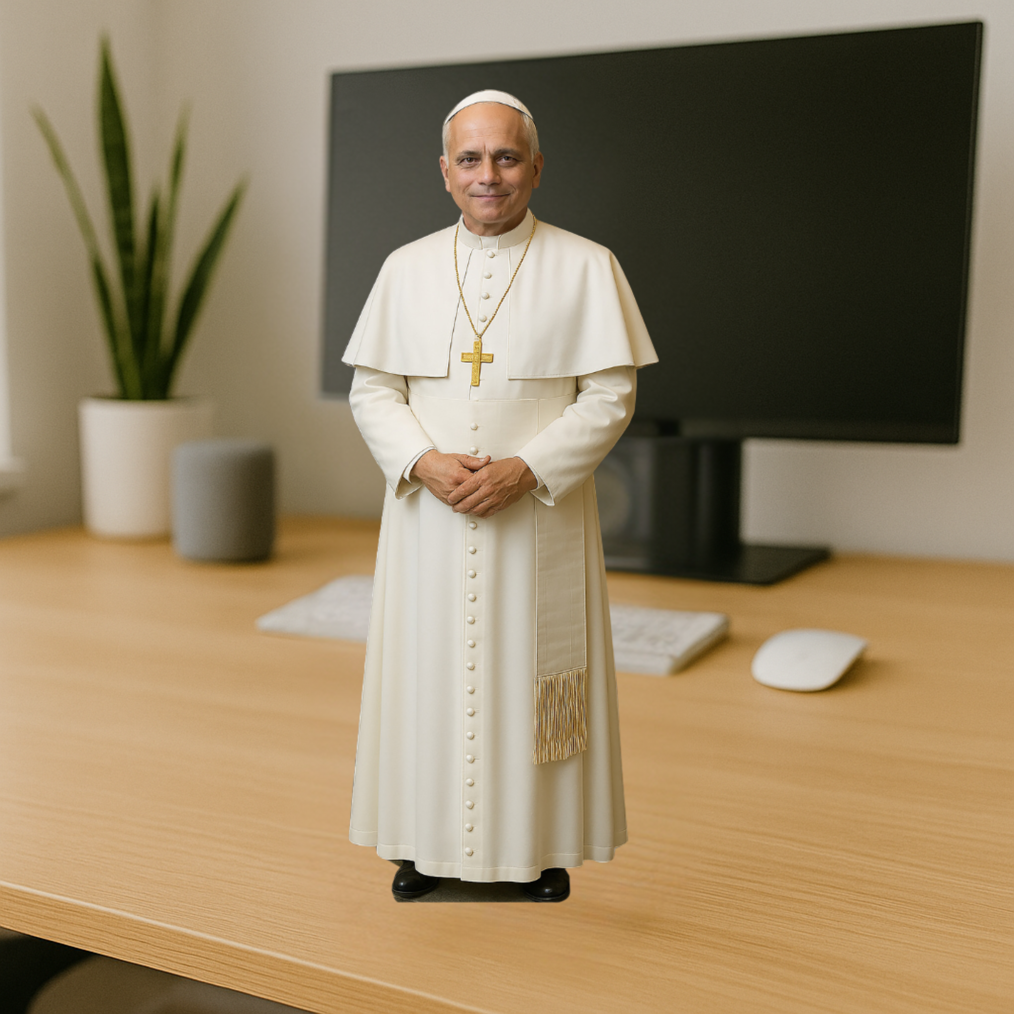 Pope Leo XIV 6 Life Size/Mini Sized Cardboard Cutouts