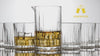 360 Rotating Old Fashioned Glass Set With Mixing Pitchers