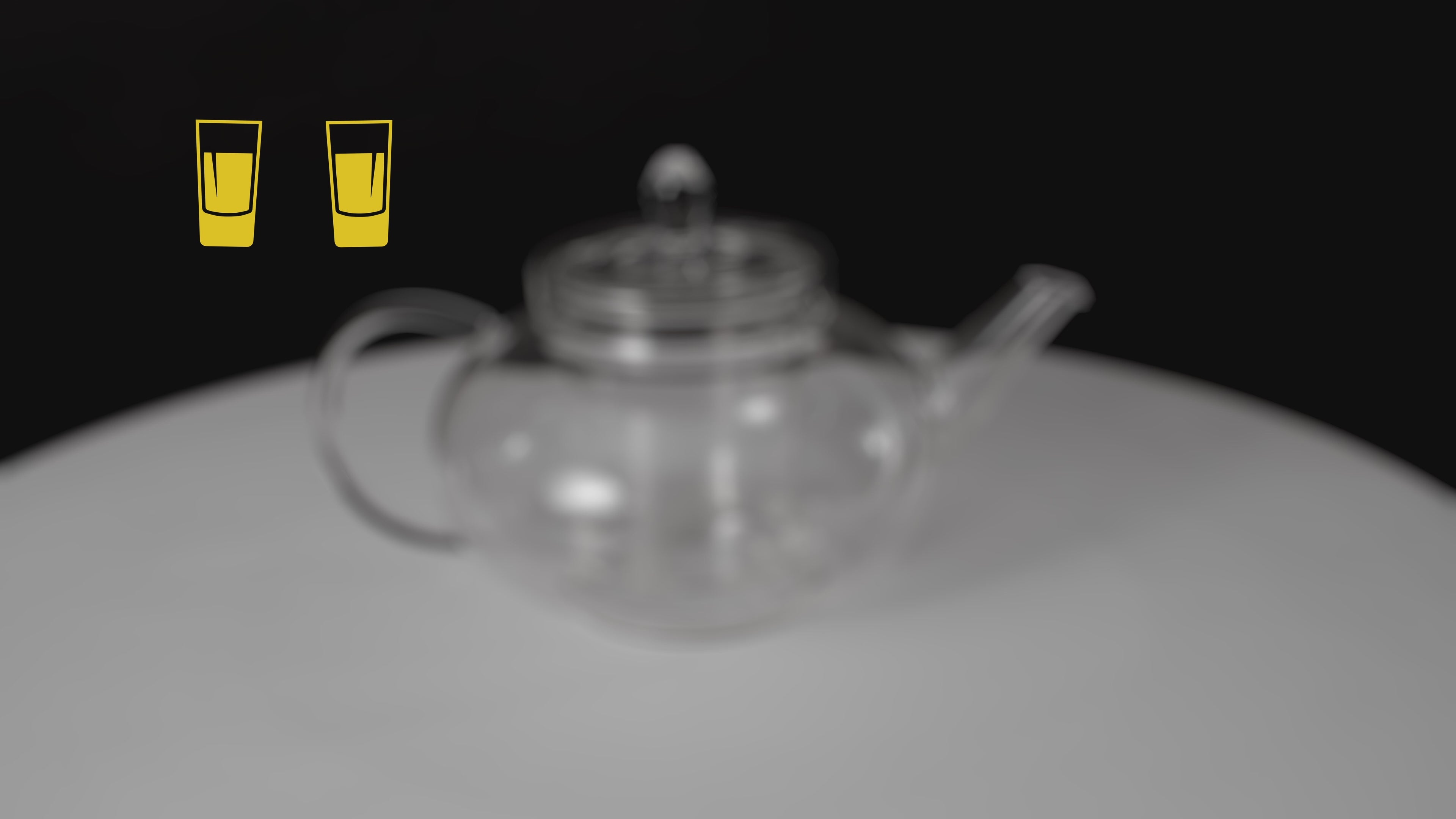 Glass Kettle With Built In Infuser