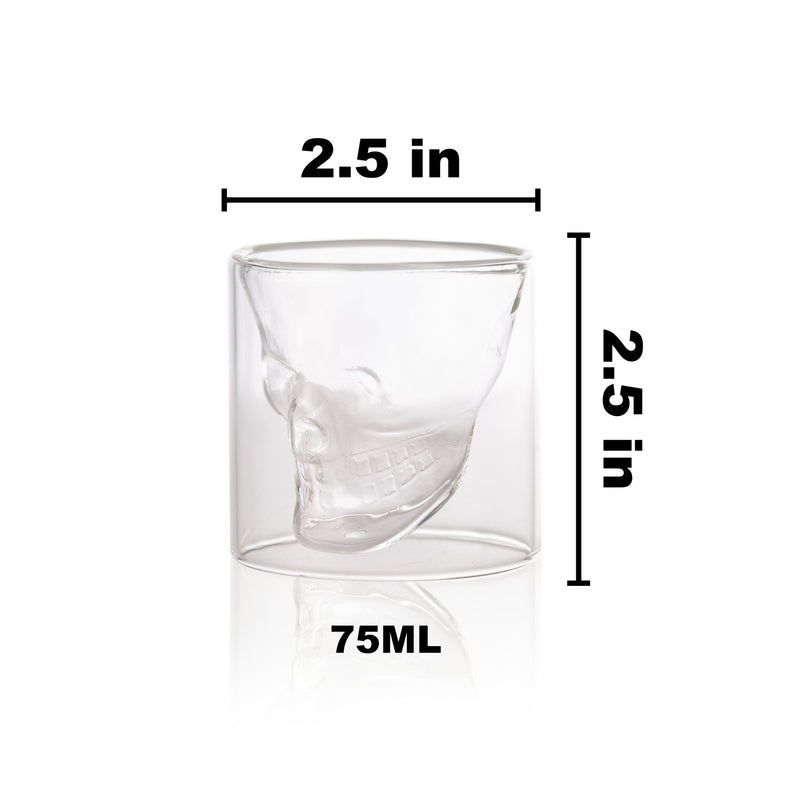 Skull Shot Glass  (2.5 fl. oz.)