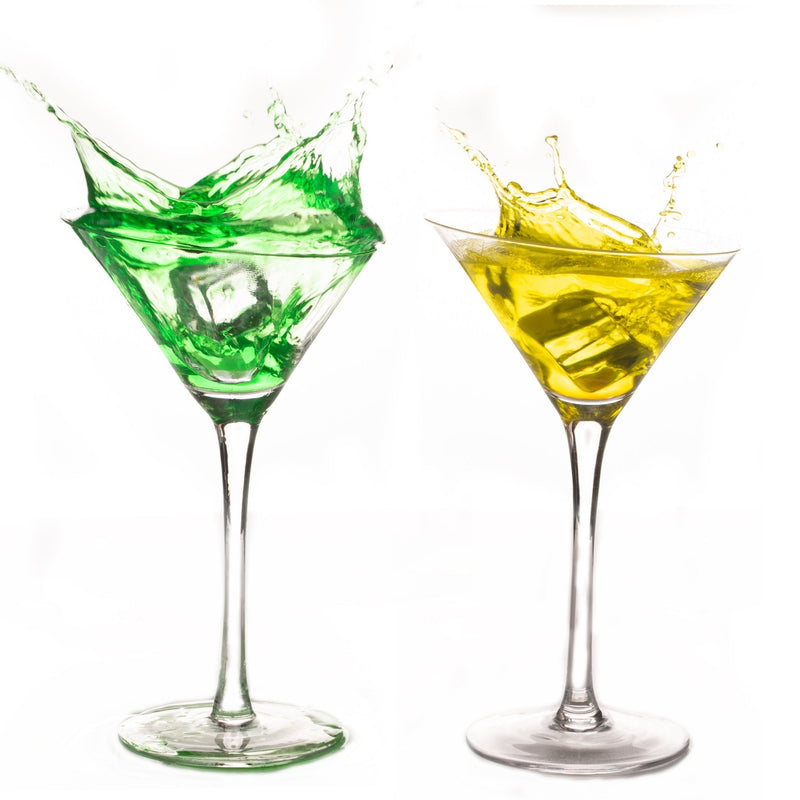 Crystal Clear Martini Glasses