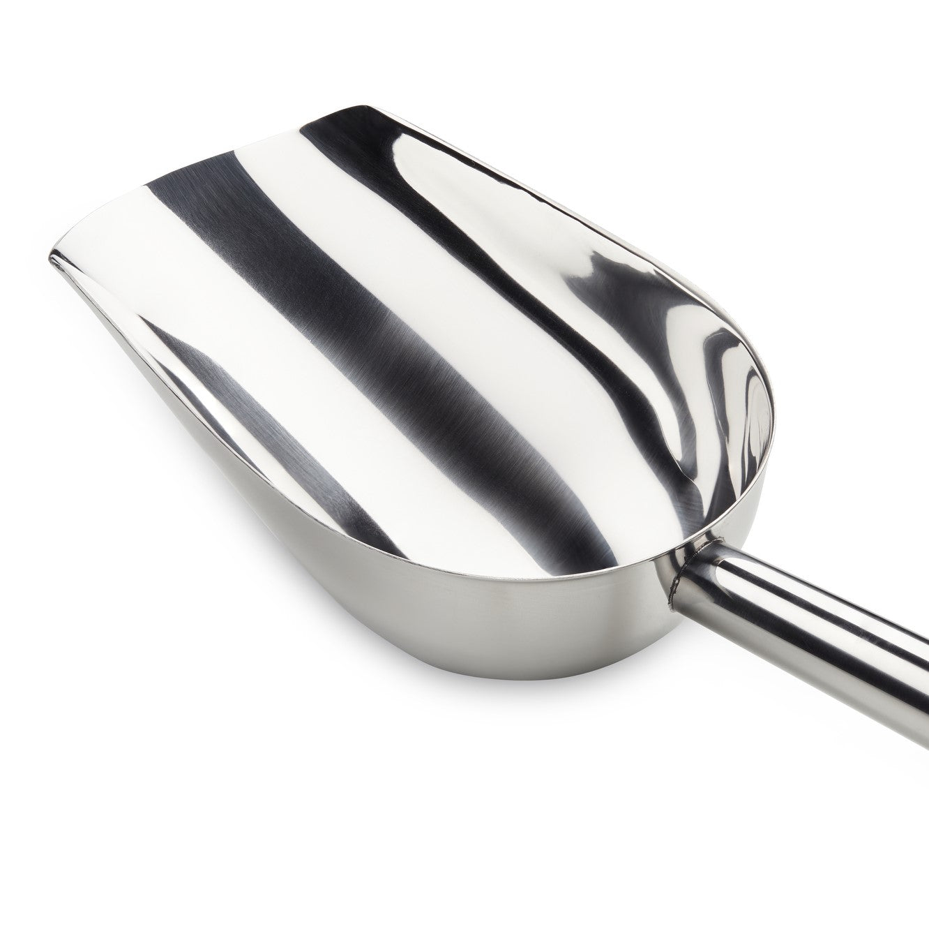 Stainless Steel Utility Ice Scoop -  9.5 Inches