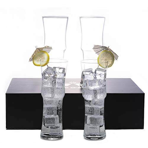 Tall Cocktail Glasses Set of 4 by Lemonsoda