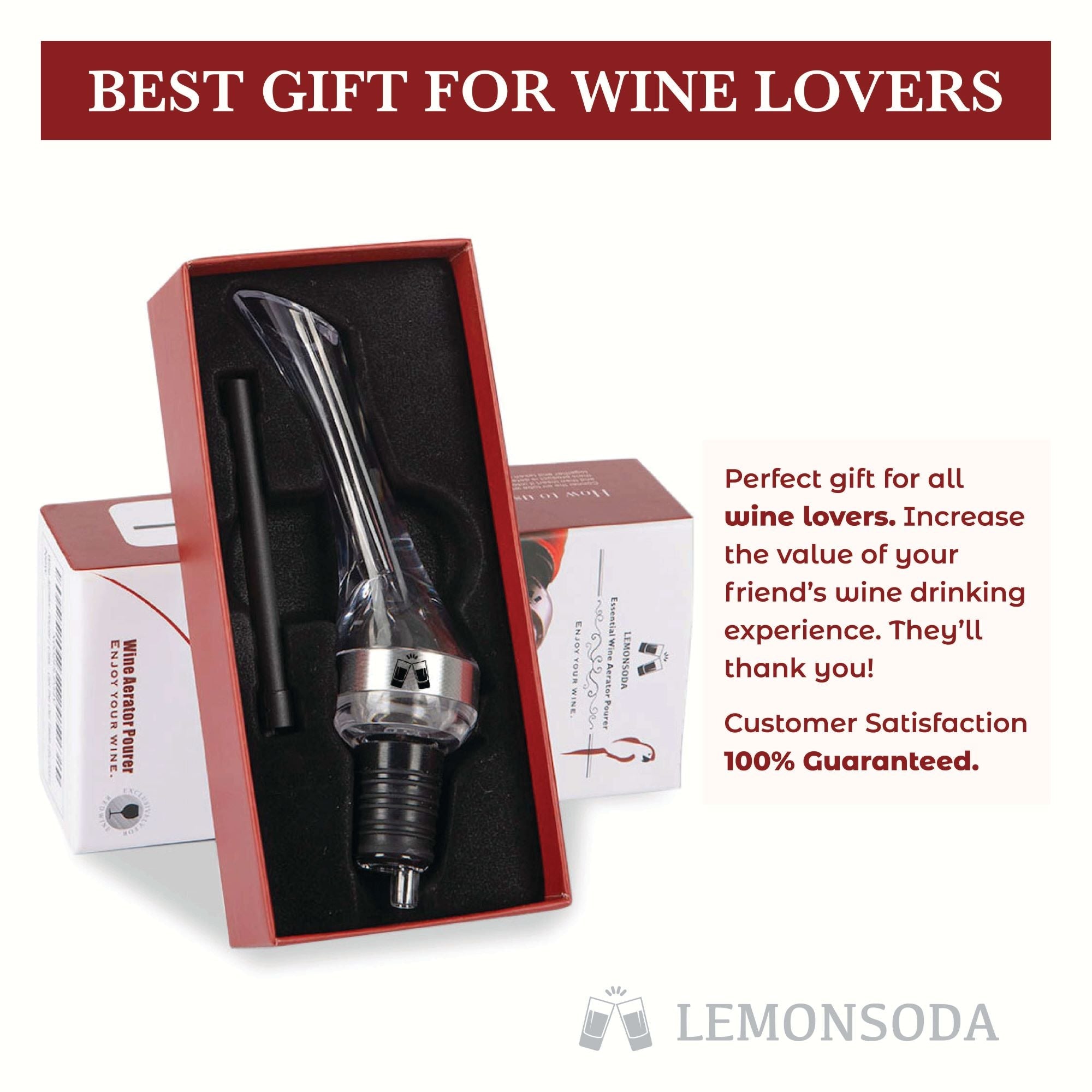 Wine Aerator Pourer - Best Gift For Wine Lovers